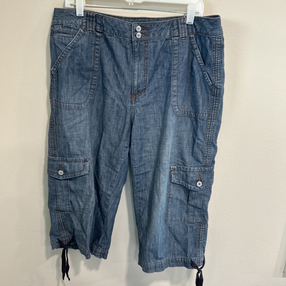 Vintage ANA‎ 16W Tie Jean Capris With Pockets